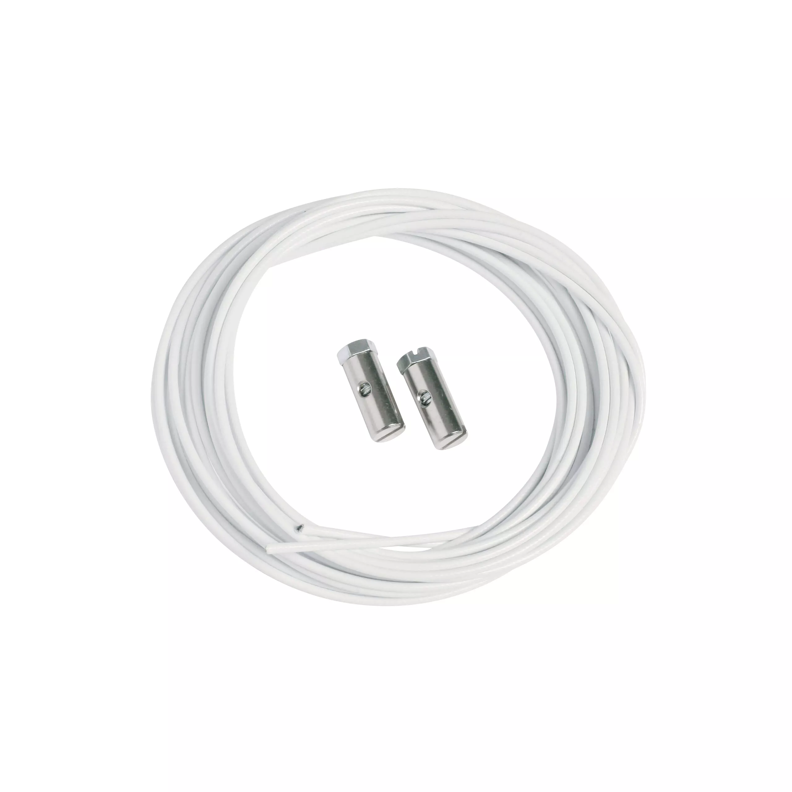 Nielsen Stahlseile weiß mit Schraubgleiter