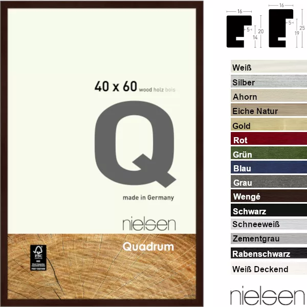 FSC Holzrahmen Quadrum 20