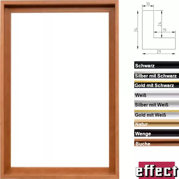 Schattenfugenrahmen Sinsheim nach Maß