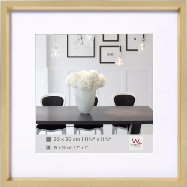 Kunststoffrahmen Steel Gold, 30,0x30,0cm