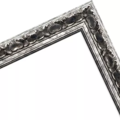 Barockrahmen Gera Silber 13x13 Leerrahmen