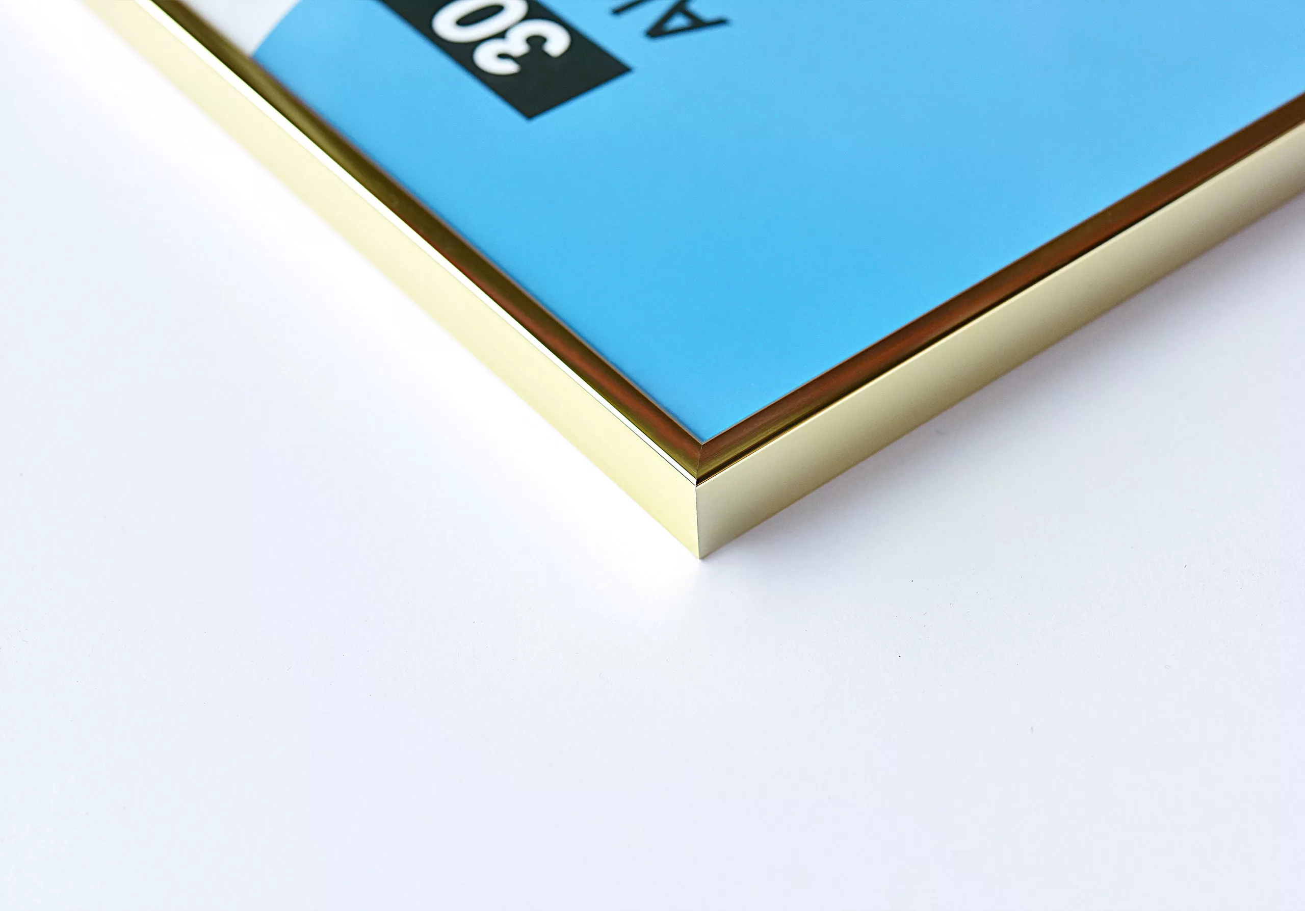 Wechselrahmen Accent Alu Gold glanz 10,0 x 15,0 cm
