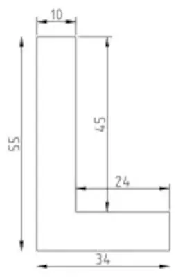 Schattenfugenrahmen Crailsheim Buche 20,0x20,0cm