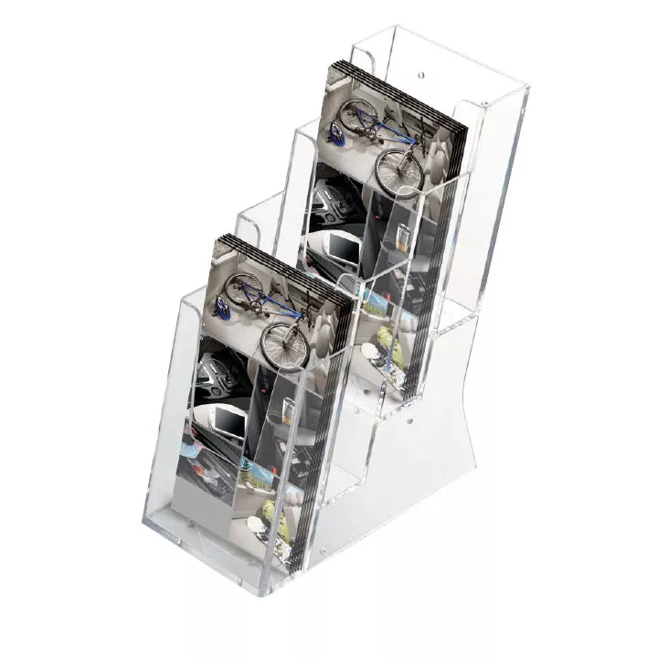 Mehrfach Prospektdispenser, Hochformat, 3 x DIN lang