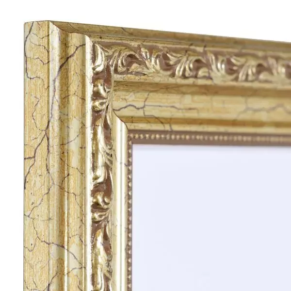 Barock-Bilderrahmen Konstanz Normalglas Antiksilber 7,0x10,0cm