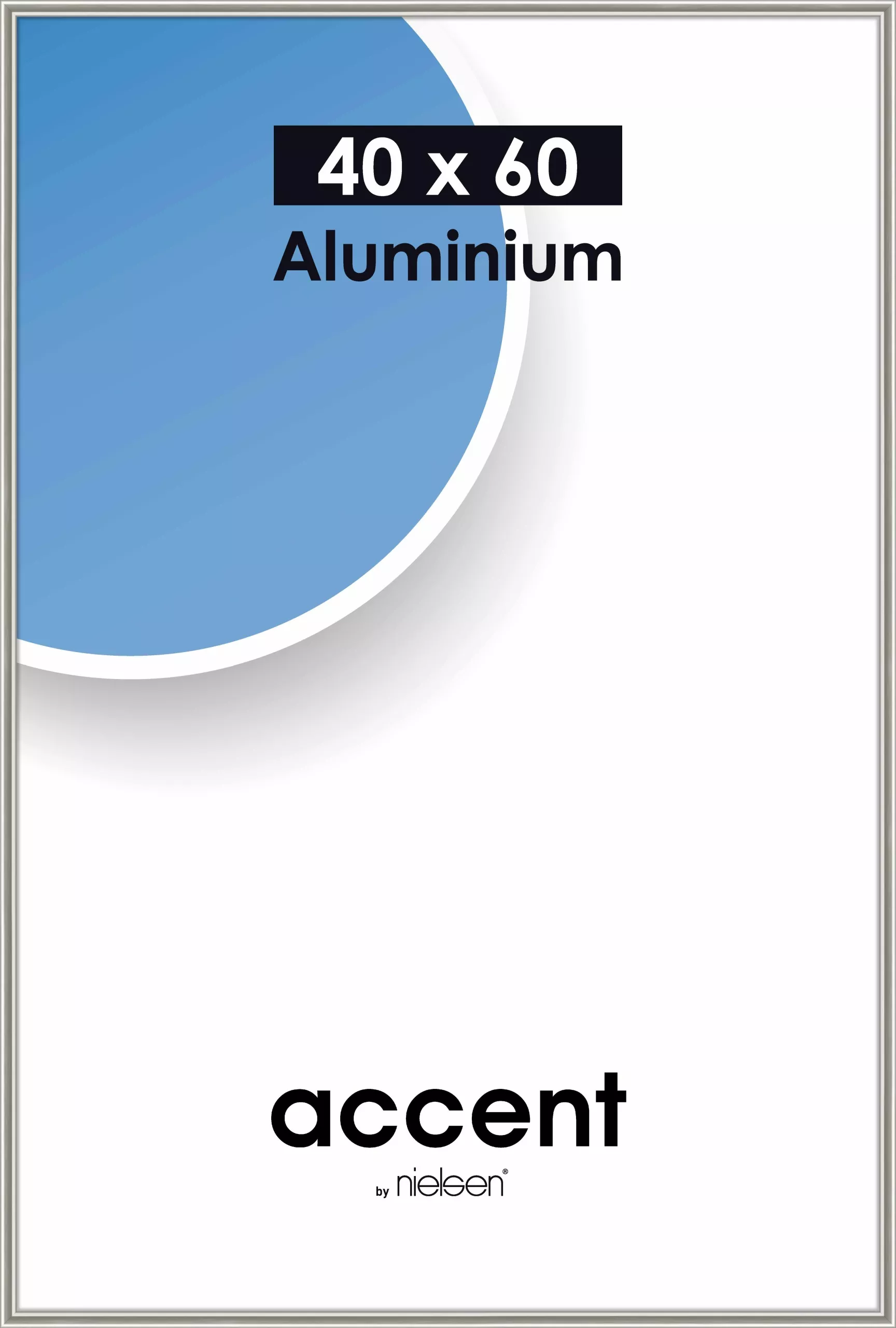Wechselrahmen Accent Alu Pearl Mercury 40,0 x 60,0 cm