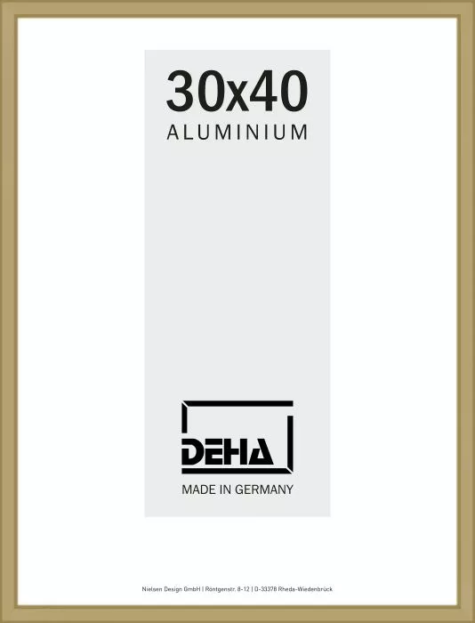 Alu-Bilderrahmen Duisburg Normalglas Altsilber 50 x 65cm