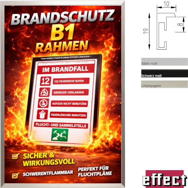 Brandschutzrahmen S2 Klasse B1