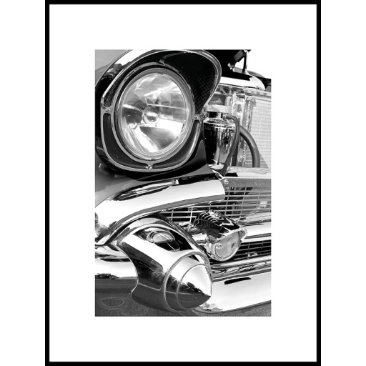 Nielsen Gerahmtes Bild „Car Chrome“ 60,0 x 80,0 cm