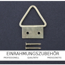 Aufhänger mit spitzem Bügel