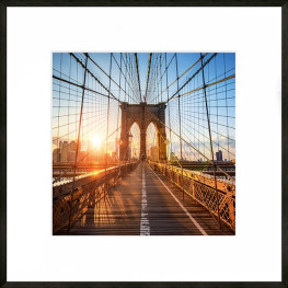Nielsen Gerahmtes Bild „Brooklyn Bridge“ 50,0 x 50,0 cm