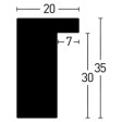 Holzrahmen Loft 20x35