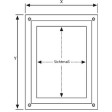 LED Leuchtrahmen Acryl Frame