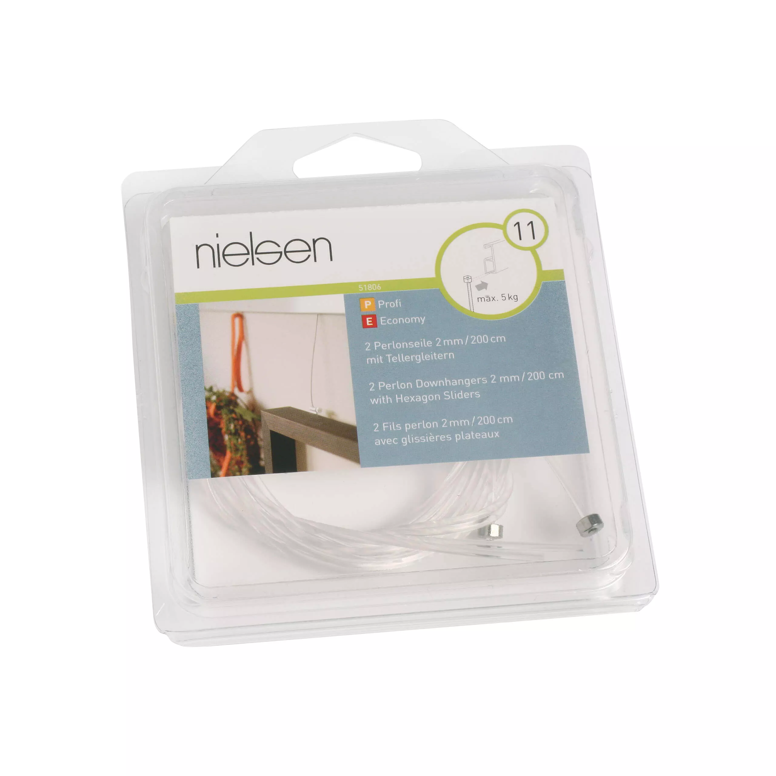 Nielsen Perlonseile mit Tellergleiter