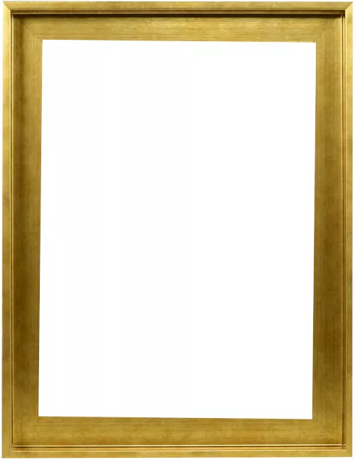 Schattenfugenrahmen Balingen Gold mit Schwarz 20,0x30,0cm