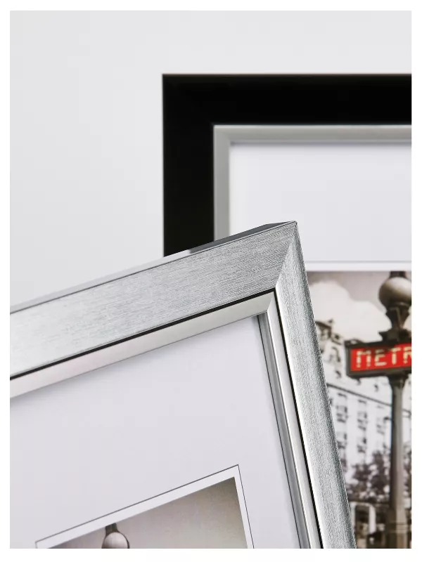 Kunststoffrahmen Metro 10,0x15,0cm Stahl